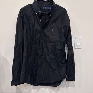 Black Ralph Lauren button down Large
